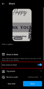 Share To Feed