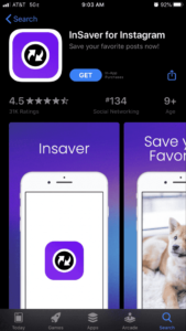 Insaver App iPhone 